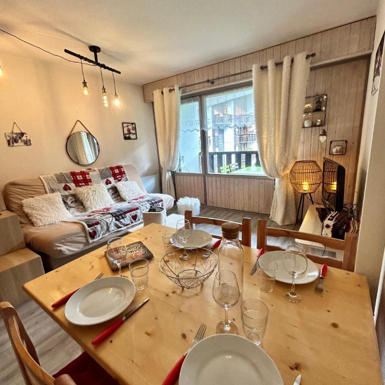 Studio 4 Pers - centre Samoëns - Deluxe Apartment mit Balkon und 2 Schlafzimmern - 7