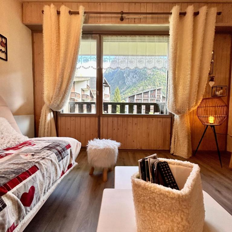 Studio 4 Pers - centre Samoëns - Deluxe Apartment mit Balkon und 2 Schlafzimmern - 6
