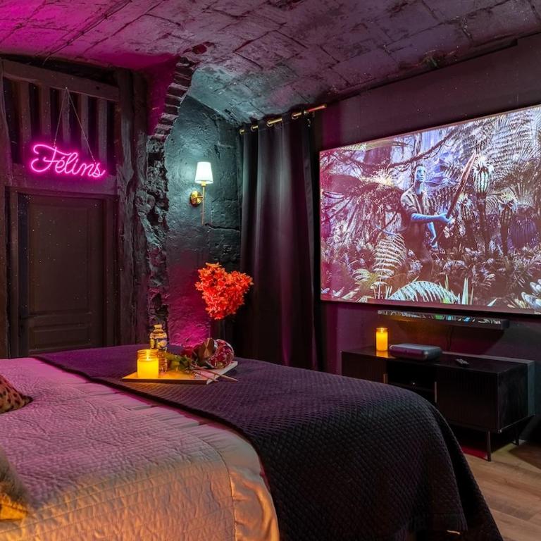Private spa cinema free parking - Apartment mit 1 Schlafzimmer - 17