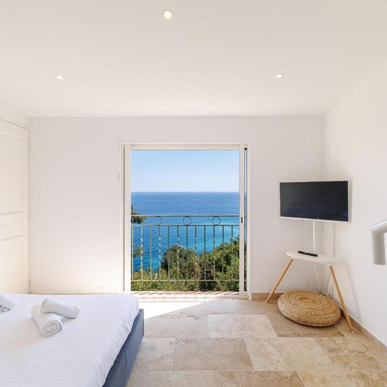 LES CITRONS D EZE 4P - Vue mer panoramique et calme absolu - au coeur des citronniers a Eze - Appartement - Vue sur Mer - 3