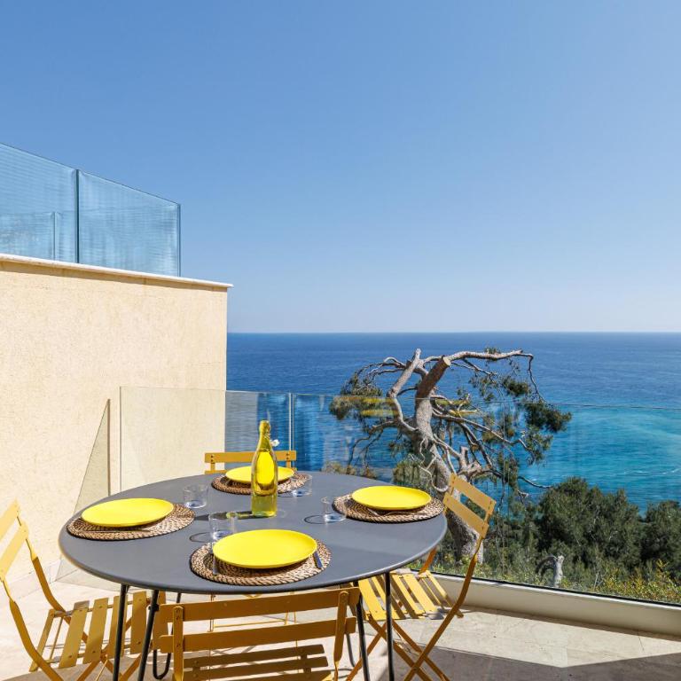 LES CITRONS D EZE 4P - Vue mer panoramique et calme absolu - au coeur des citronniers a Eze - Appartement - Vue sur Mer - 23