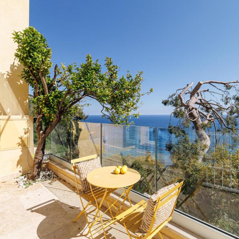 LES CITRONS D EZE 4P - Vue mer panoramique et calme absolu - au coeur des citronniers a Eze - Appartement - Vue sur Mer - 57