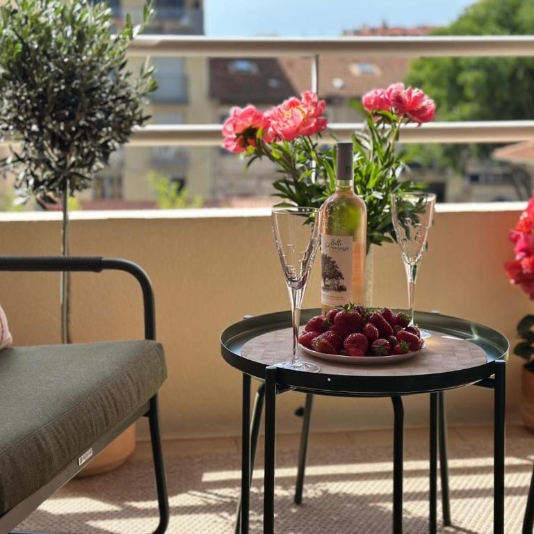 La Perle de Vaubone - Sun & Balcony - Appartement 1 Chambre - 25