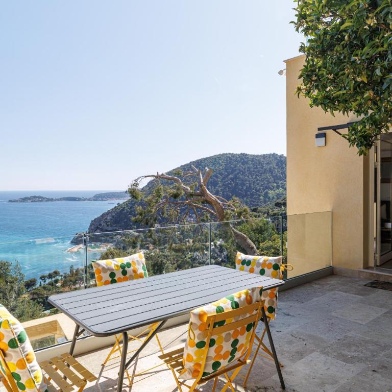 LES CITRONS D EZE 2P - Vue mer spectaculaire - Terrasse et balcon - Climatisation - Apartamento 1 dormitorio con vistas al mar y terraza - 6