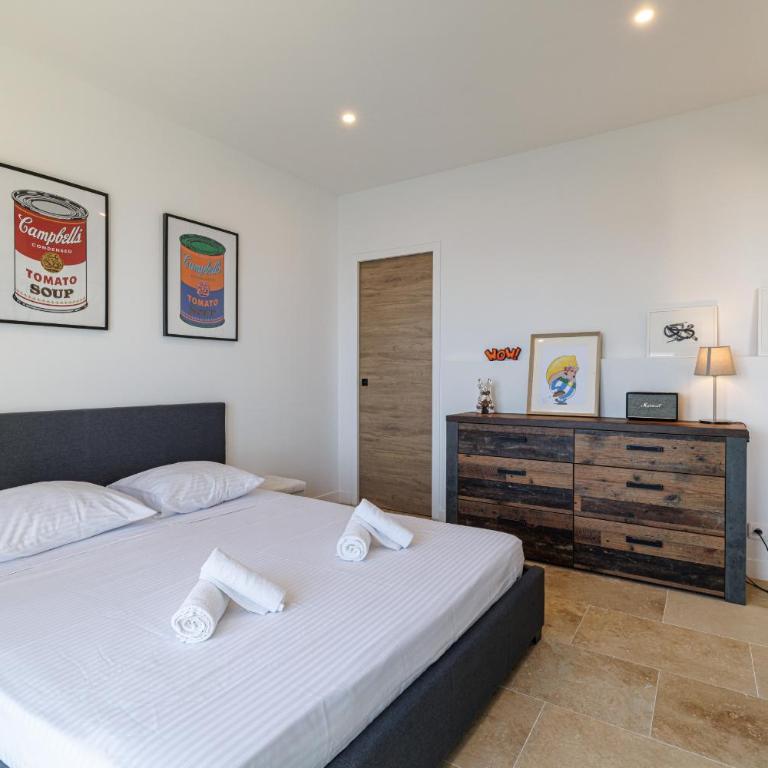 LES CITRONS D EZE 2P - Vue mer spectaculaire - Terrasse et balcon - Climatisation - Apartamento 1 dormitorio con vistas al mar y terraza - 10