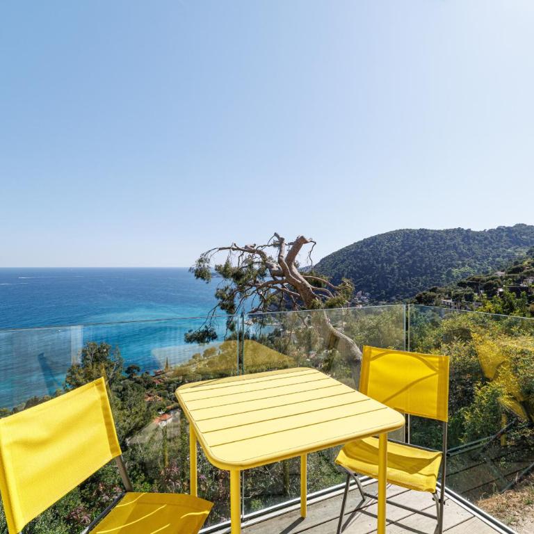 LES CITRONS D EZE 2P - Vue mer spectaculaire - Terrasse et balcon - Climatisation - Apartamento 1 dormitorio con vistas al mar y terraza - 12
