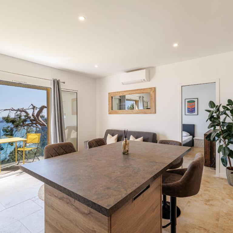 LES CITRONS D EZE 2P - Vue mer spectaculaire - Terrasse et balcon - Climatisation - Apartamento 1 dormitorio con vistas al mar y terraza - 13