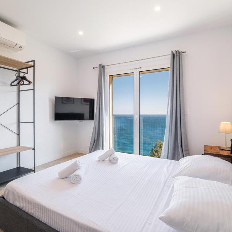 LES CITRONS D EZE 2P - Vue mer spectaculaire - Terrasse et balcon - Climatisation - Apartamento 1 dormitorio con vistas al mar y terraza - 19