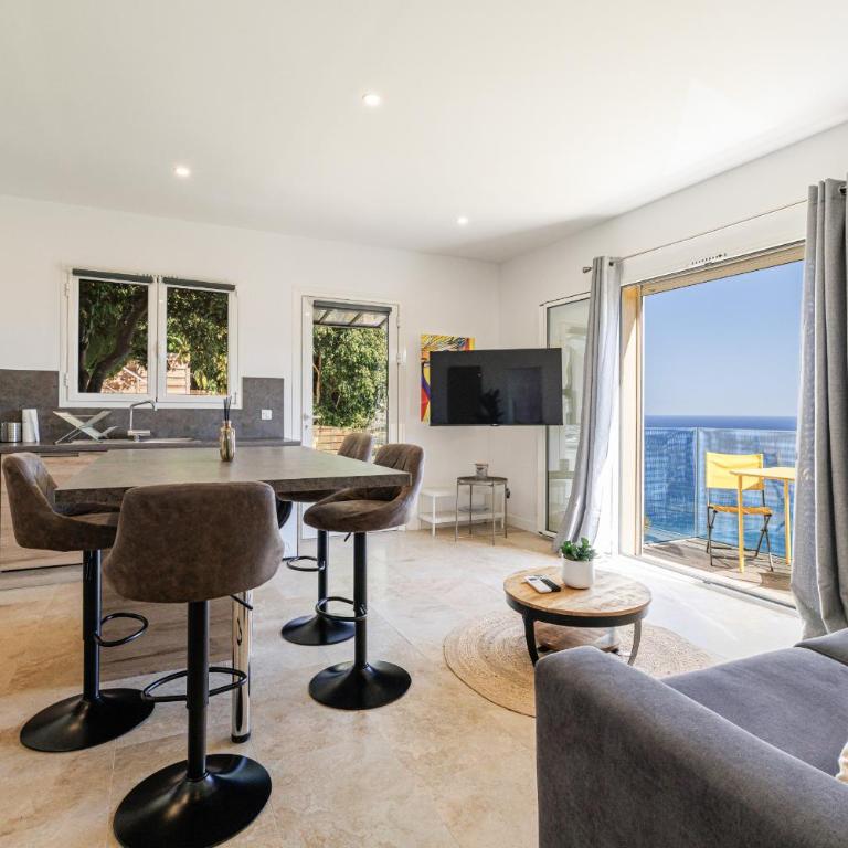 LES CITRONS D EZE 2P - Vue mer spectaculaire - Terrasse et balcon - Climatisation - Apartamento 1 dormitorio con vistas al mar y terraza - 25