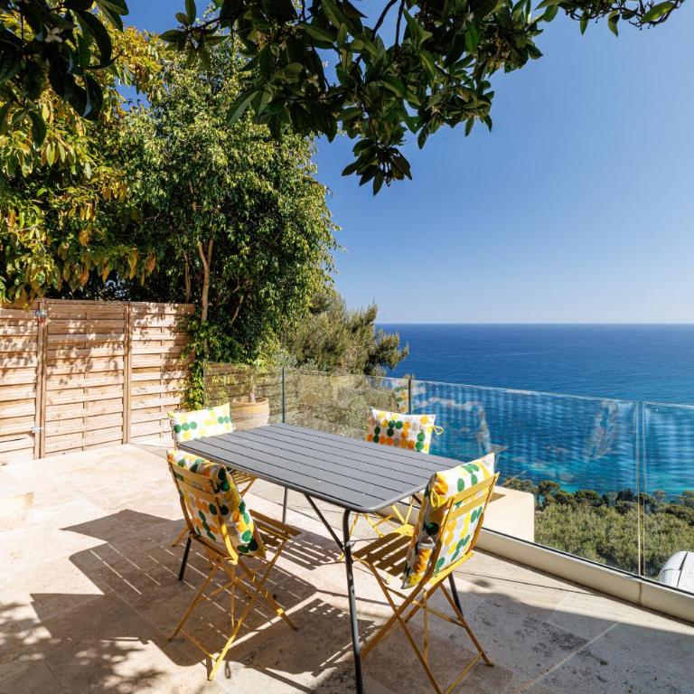 LES CITRONS D EZE 2P - Vue mer spectaculaire - Terrasse et balcon - Climatisation - Apartamento 1 dormitorio con vistas al mar y terraza - 31