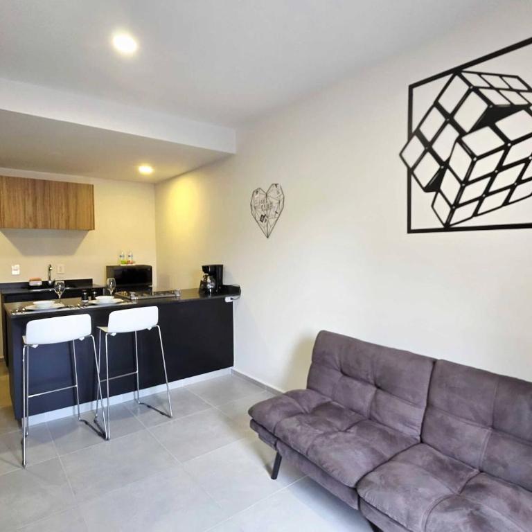 LUMEN URBAN Centro GDL - WiFi & Coworking - One-Bedroom Apartment - 4