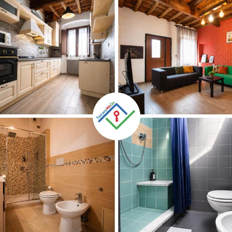 Casa a Firenze - 7 Ospiti, 3 Camere, 2 Bagni, Parcheggi Gratuiti - Bus, Treno, Aeroporto - Three-Bedroom Apartment - 12