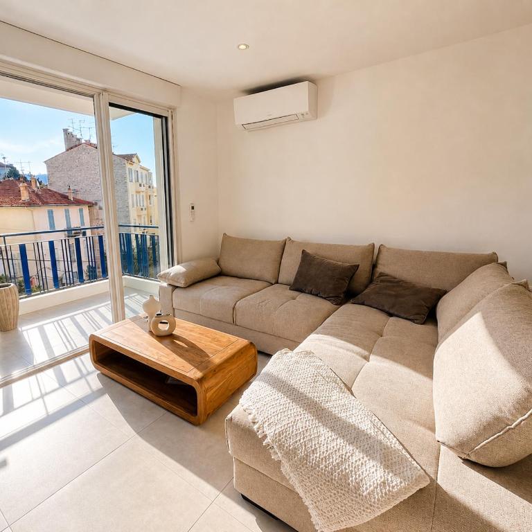 Cannes centre 80m2 - terrasse - parking gratuit - Appartement 3 Chambres - 7