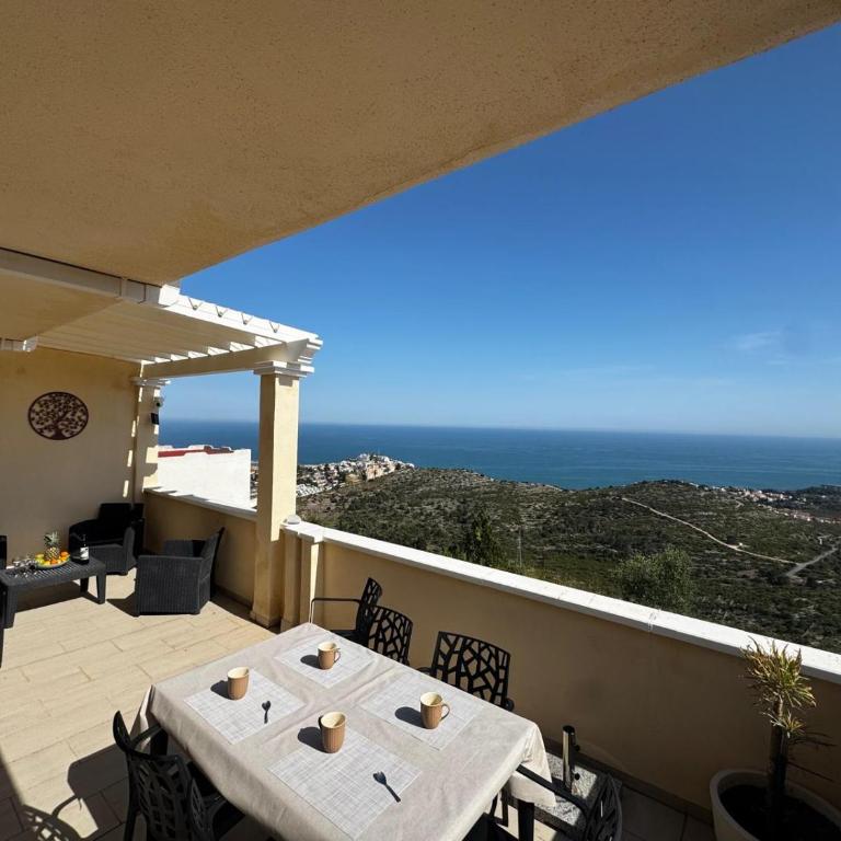 Duplex avec Jacuzzi, piscine, terrasses et vues a 180º sur la mer - Casa con 1 dormitorio - 2