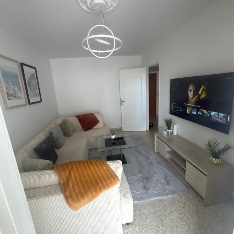 Superbe appartement 3 chambres 1 salon cosy et 2 grandes terrasses Moderne Tram à 2 min 6 personnes - Appartement 3 Chambres - 1