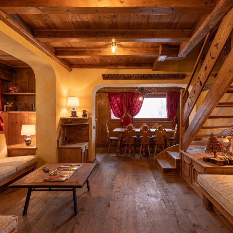 Casa Puntanera 2, charming in Cortina d Ampezzo - Apartment mit 4 Schlafzimmern und einem Balkon - 1