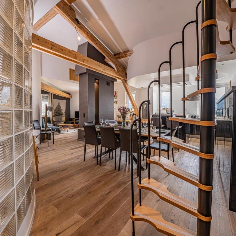 Majestic Panorama - Cozy Fireside Living Overlooking Mont-Blanc - Apartamento - 1