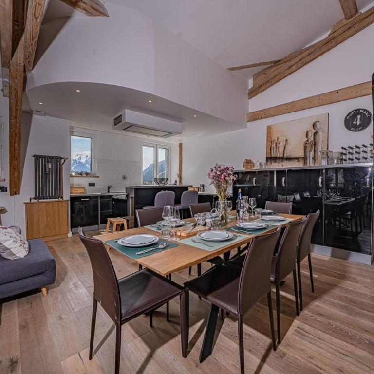 Majestic Panorama - Cozy Fireside Living Overlooking Mont-Blanc - Apartamento - 2