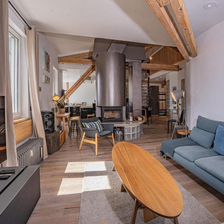 Majestic Panorama - Cozy Fireside Living Overlooking Mont-Blanc - Apartamento - 7