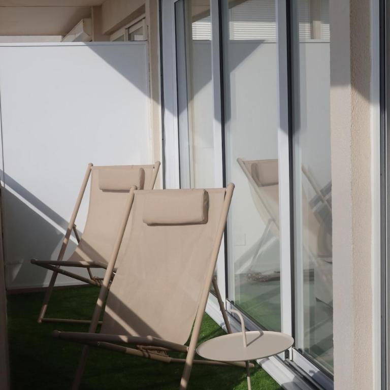 Appartement 4e étage Face à la mer Accès direct plage Parking - Apartamento de 1 dormitorio con balcón y vistas al mar - 26