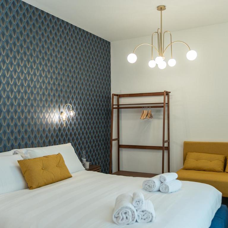 AM156 Bari Apt 240 Modern Urban Suite with Terrace & WiFi - Appartamento con 1 Camera da Letto - 18