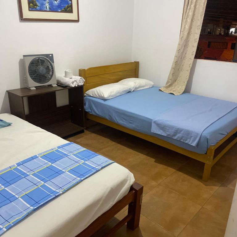 Hostel vista del sol - Habitación Doble con baño - 2 camas - 15