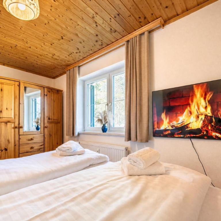 Berglodge Hochrindl - Panoramasauna, Eigengarten, Skipiste & Wandern - Apartment mit 2 Schlafzimmern und Bergblick - 7