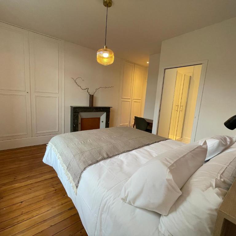 Appartements boutique dans un hôtel particulier rénové Centre & gare Parking privé Villa Vermillon Galerie - Apartamento de 1 dormitorio con vistas al jardín - 14