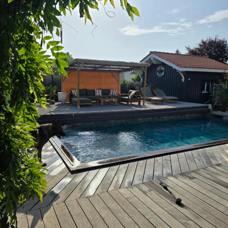 Villa climatisée avec piscine à LEGE CAP FERRET - Villa - 28