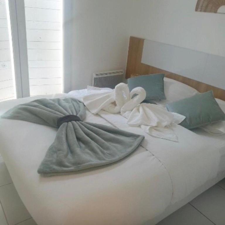 Apartment with private garden, Pool & beach 150 m - Appartement 2 Chambres - 5
