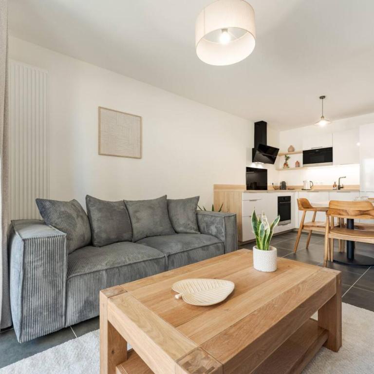 Alpin Moderne 2PAX Proche Gare et Thermes Paisible - Appartement - 38