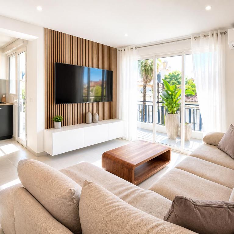 Cannes centre 80m2 - terrasse - parking gratuit - Appartement 3 Chambres - 1