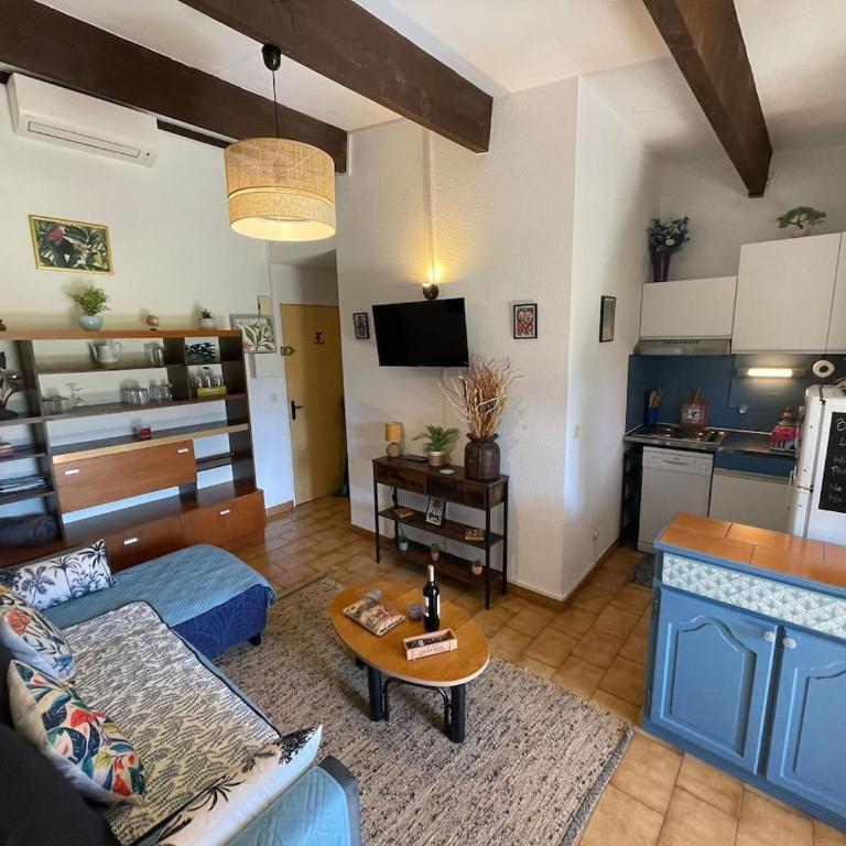 L'Oasis du Soleil - Air conditioning, pool, tennis, WIFI - Appartement 1 Chambre - Vue sur Jardin - 30