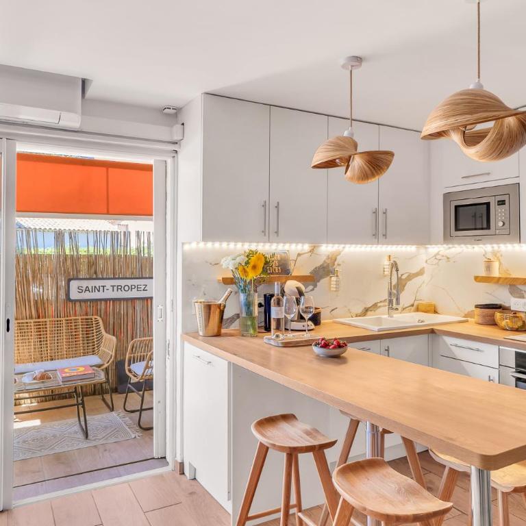 Saint-Tropez Luxury Design Apt Pool Beach Parking - One-Bedroom Apartment - 34