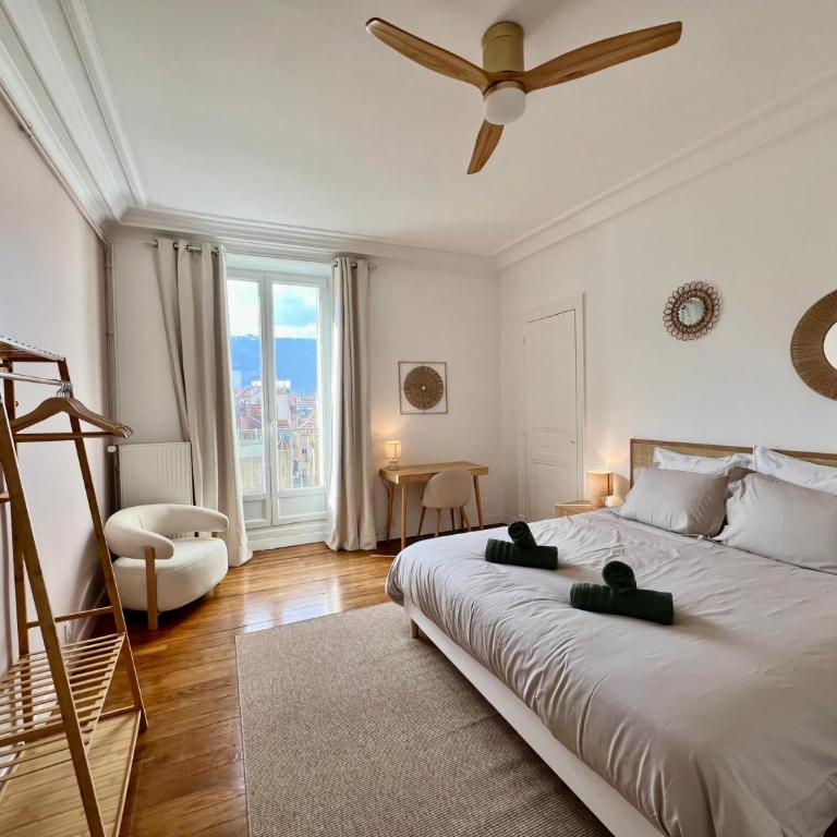2 chambres, Parking privé, Gare à 8 min - Appartement 2 Chambres - 5
