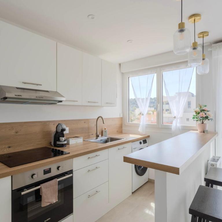 Studio lumineux VUE MER - NEUF entre Monaco-Menton - WIFI - Appartement - Vue sur Mer - 3