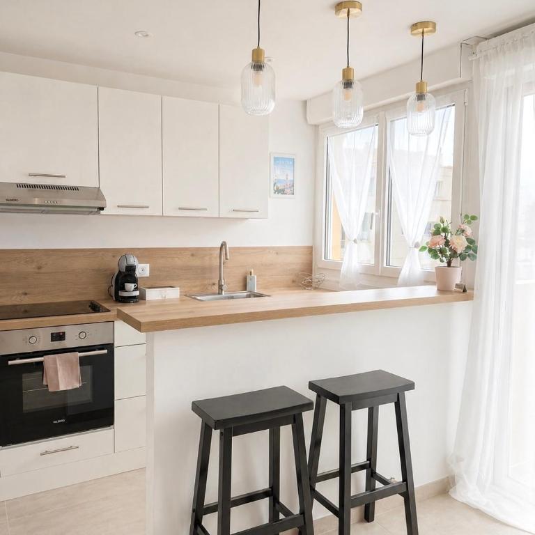 Studio lumineux VUE MER - NEUF entre Monaco-Menton - WIFI - Appartement - Vue sur Mer - 6