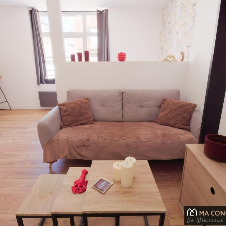 Appart Hotel Le bras D'or - SPA et petit dejeuner - Studio Lit King-Size - 11