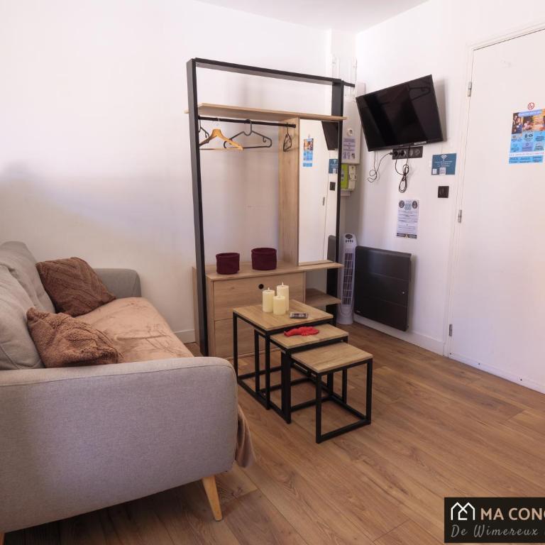 Appart Hotel Le bras D'or - SPA et petit dejeuner - Studio Lit King-Size - 12