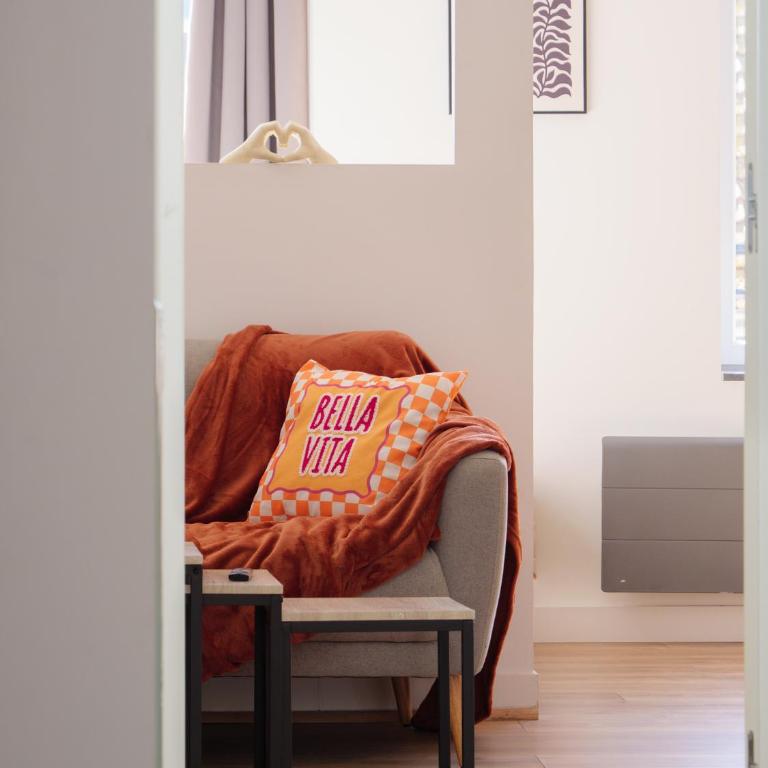 Appart Hotel Le bras D'or - SPA et petit dejeuner - Studio Lit King-Size - 18