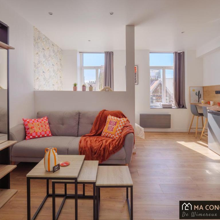 Appart Hotel Le bras D'or - SPA et petit dejeuner - Studio Lit King-Size - 7