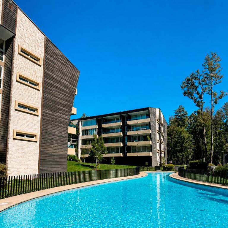 Depto elegante Pucón, Piscina y gym - Two-Bedroom Apartment - 10