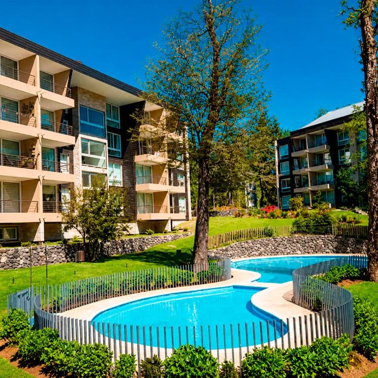 Depto elegante Pucón, Piscina y gym - Two-Bedroom Apartment - 1