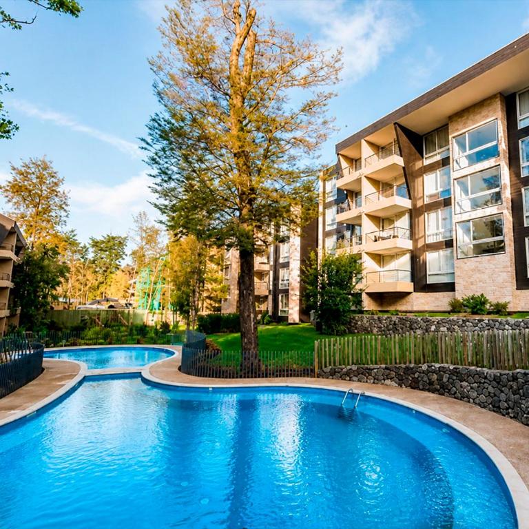 Depto elegante Pucón, Piscina y gym - Two-Bedroom Apartment - 2
