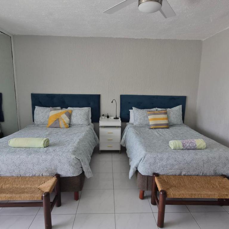 Front Beach Studio - Twin Room with Sea and Garden View - 59