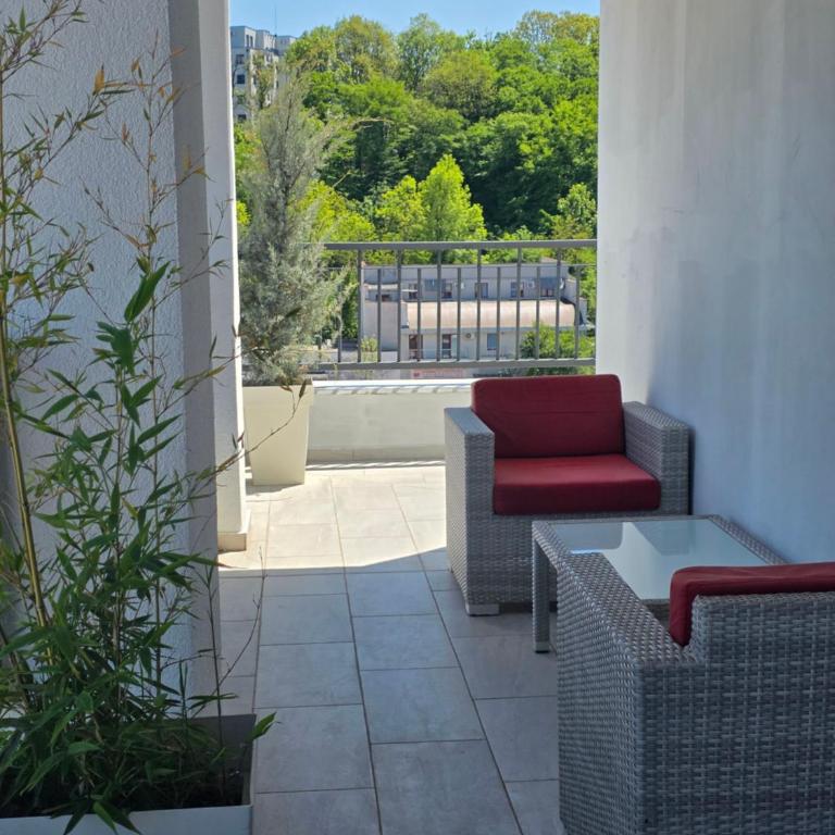 Vision apartmani Vrnjačka Banja - Apartment mit Terrasse - 3
