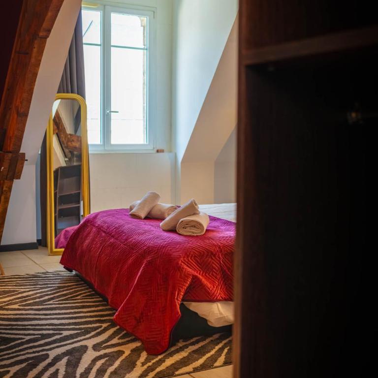 Elegance anglaise en hypercentre du Mans avec vidéoprojecteur, babyfoot et fléchette - Premium Apartment mit 3 Schlafzimmern - 20