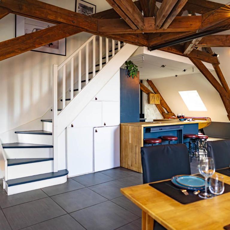 Elegance anglaise en hypercentre du Mans avec vidéoprojecteur, babyfoot et fléchette - Premium Apartment mit 3 Schlafzimmern - 33