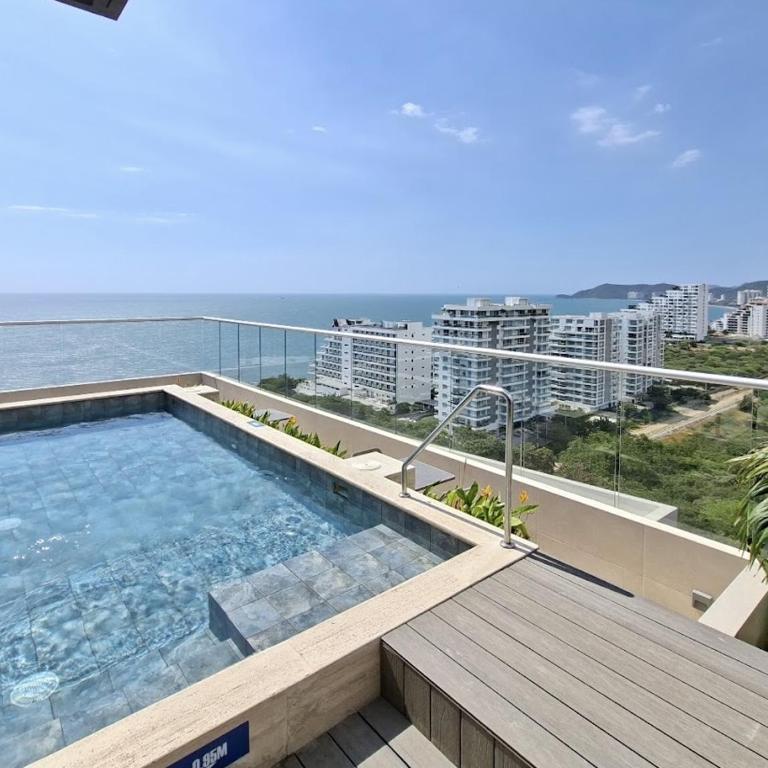 Exclusivo apartasuite con terraza y vista al mar - Bello Horizonte - Apartamento de 1 dormitorio - 25