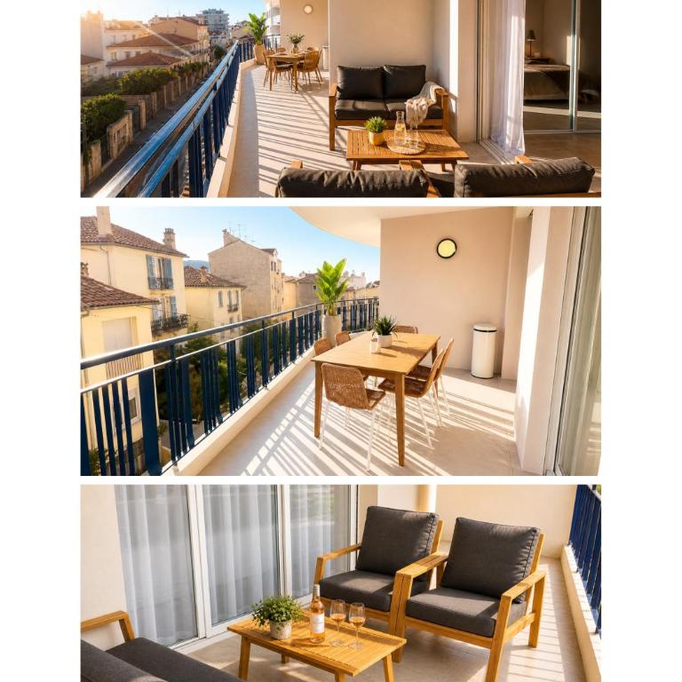 Cannes centre 80m2 - terrasse - parking gratuit - Appartement 3 Chambres - 22